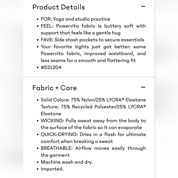 Athleta Capri Yoga Pants, Size Med - Picture 14 of 15